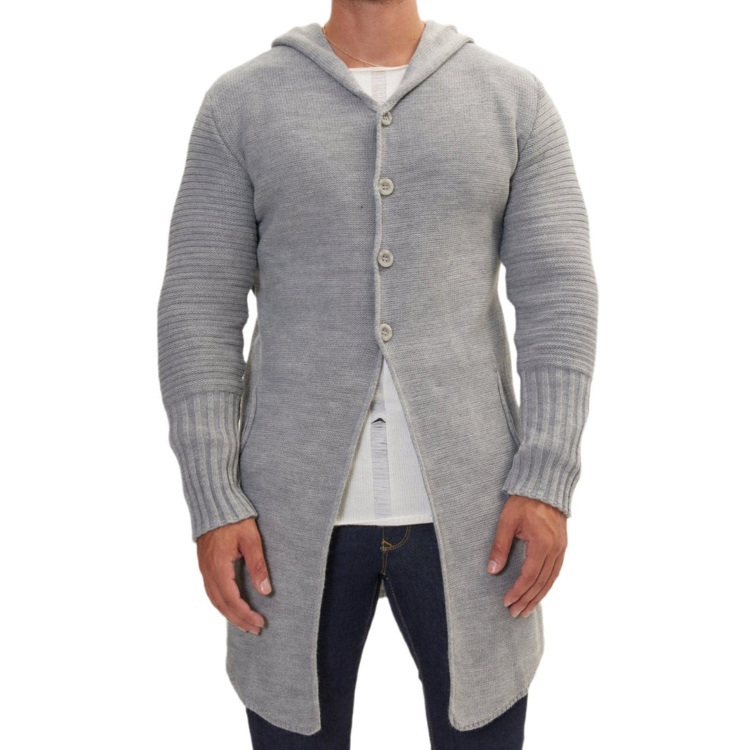 Mid-length Pocket Cardigan Sweater Coat