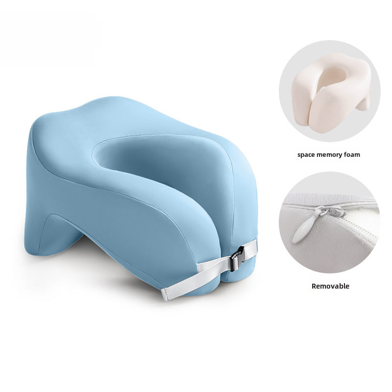 Adjustable Ergonomic Memory Foam U-Shaped Travel Pillow