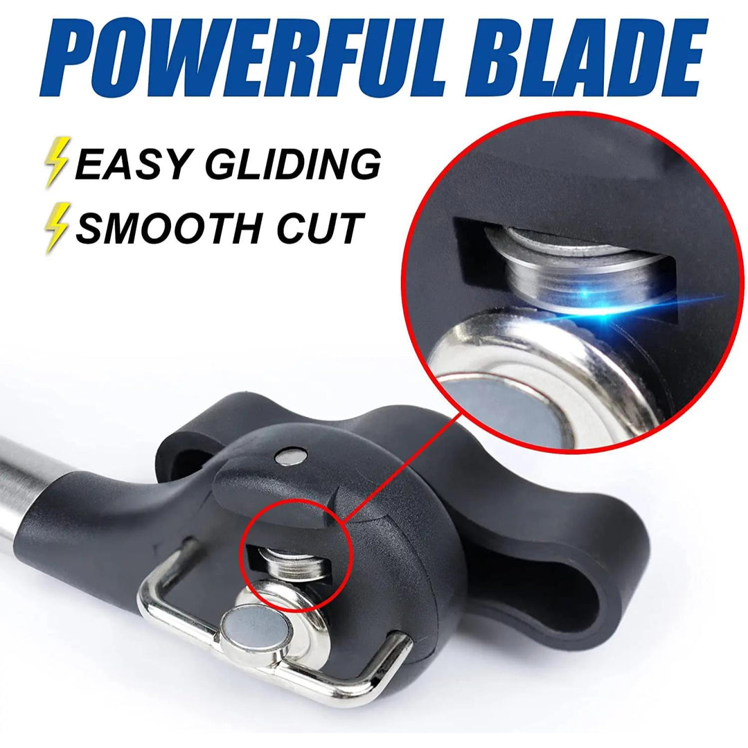 Safe Cut Handheld Can Opener with Smooth Edge