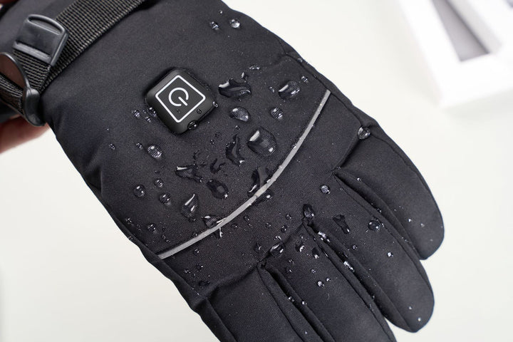 Velvet Thermal Insulation Three-gear Temperature Control, Touch Screen Heating Gloves