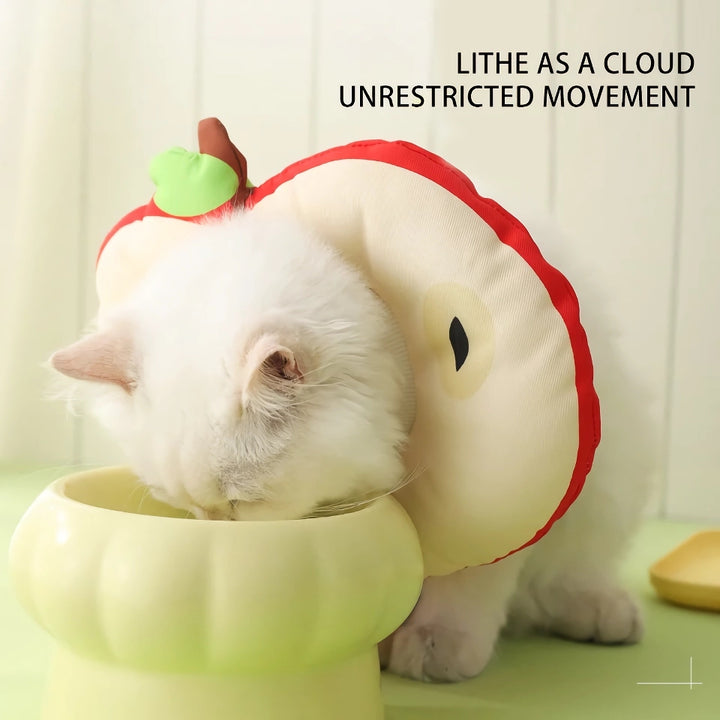 Soft Fruit-Themed Cat & Dog Recovery Collar - Anti-Lick & Comfortable