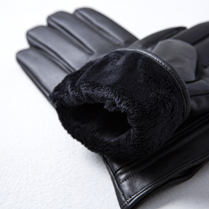 Outdoor Riding Business Men's Leather Gloves