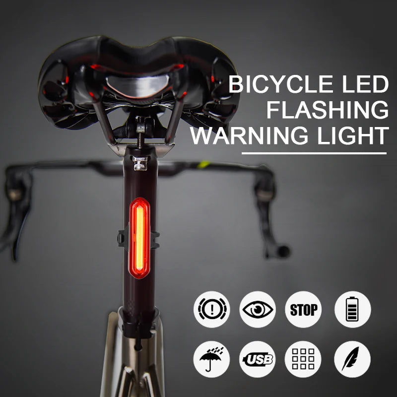 USB Rechargeable Night Cycling LED Tail Light