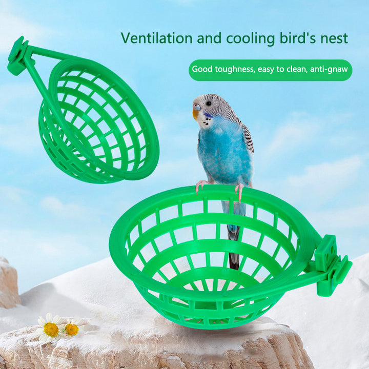 Durable Plastic Bird Nest Cage