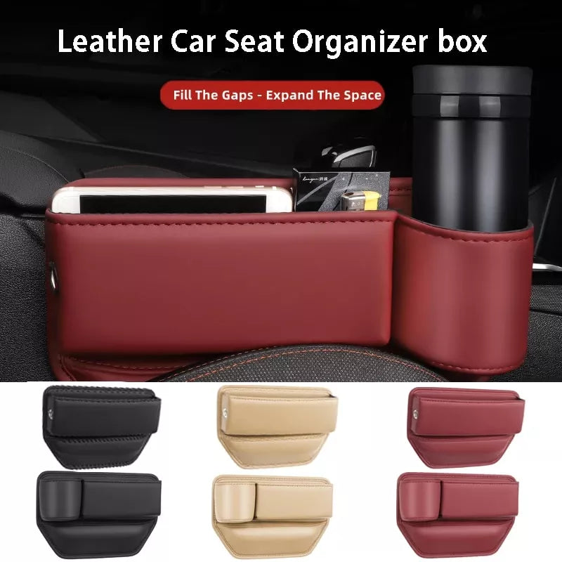 Leather Car Seat Gap Organizer: The Ultimate Car Interior Storage Solution