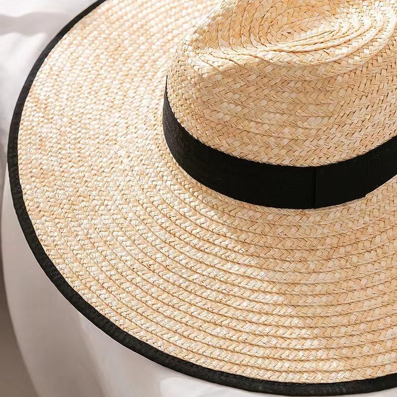 Women's Wide Brim Straw Sun Hat