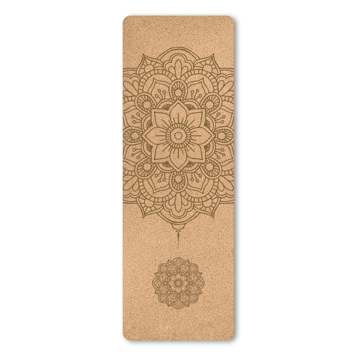 6mm Natural Cork TPE Yoga Mat