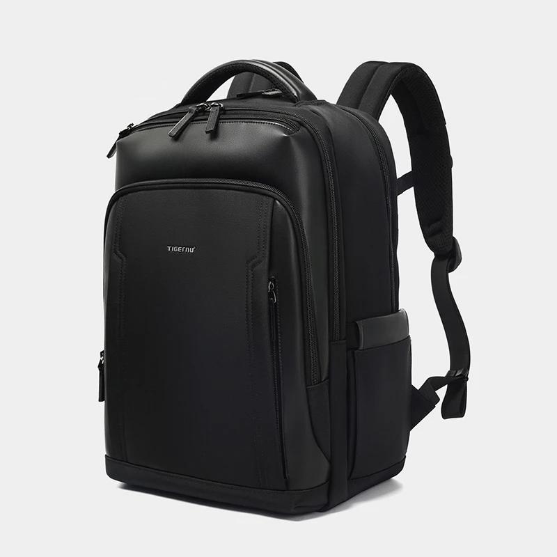 Durable Business Laptop Backpack with Double-Layer Zipper