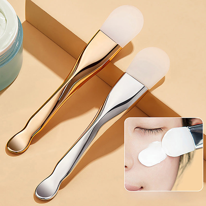 Double Head Silicone Facial Mask Brush