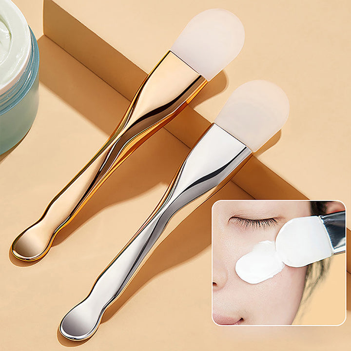 Double Head Silicone Facial Mask Brush