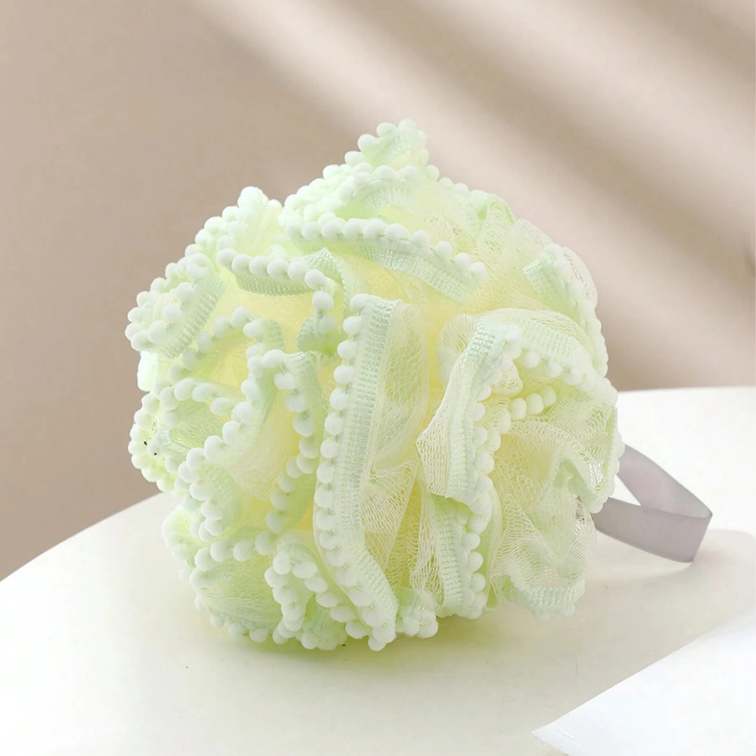 Flower Lace Bath Sponge Ball