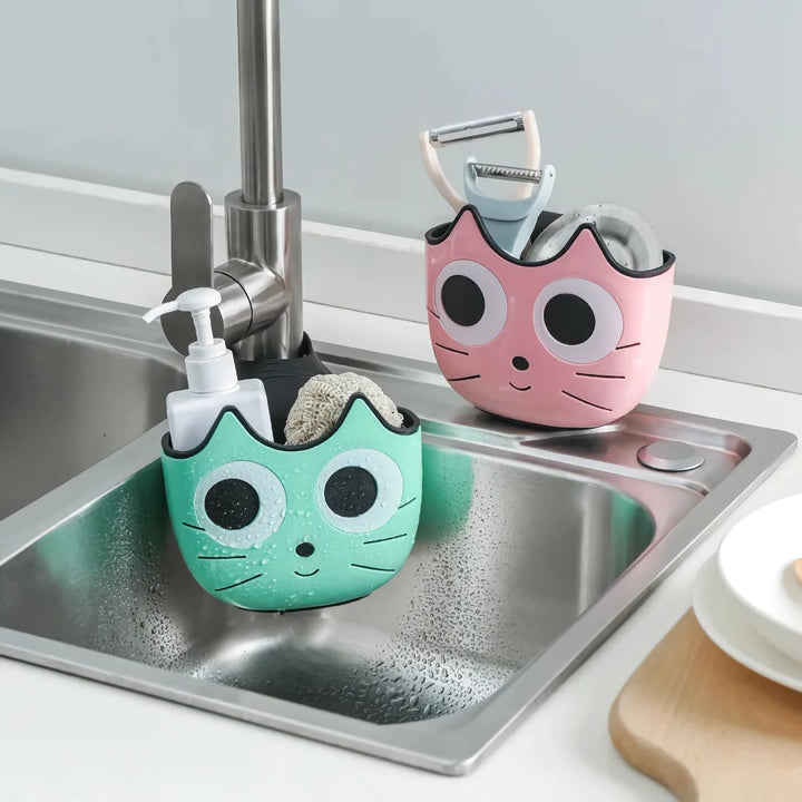 Creative Cartoon Cat Sink Drainage Bag