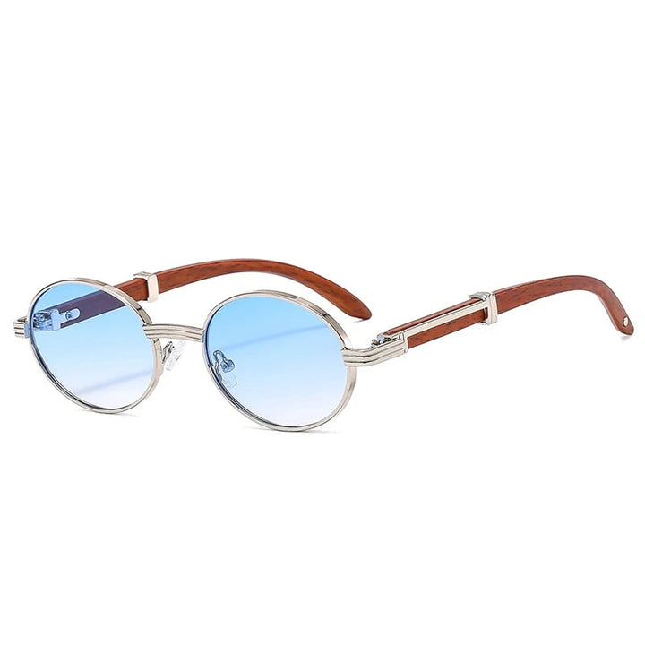 Retro Oval Gradient Lens Sunglasses - Stylish Eyewear for Fashion Enthusiasts