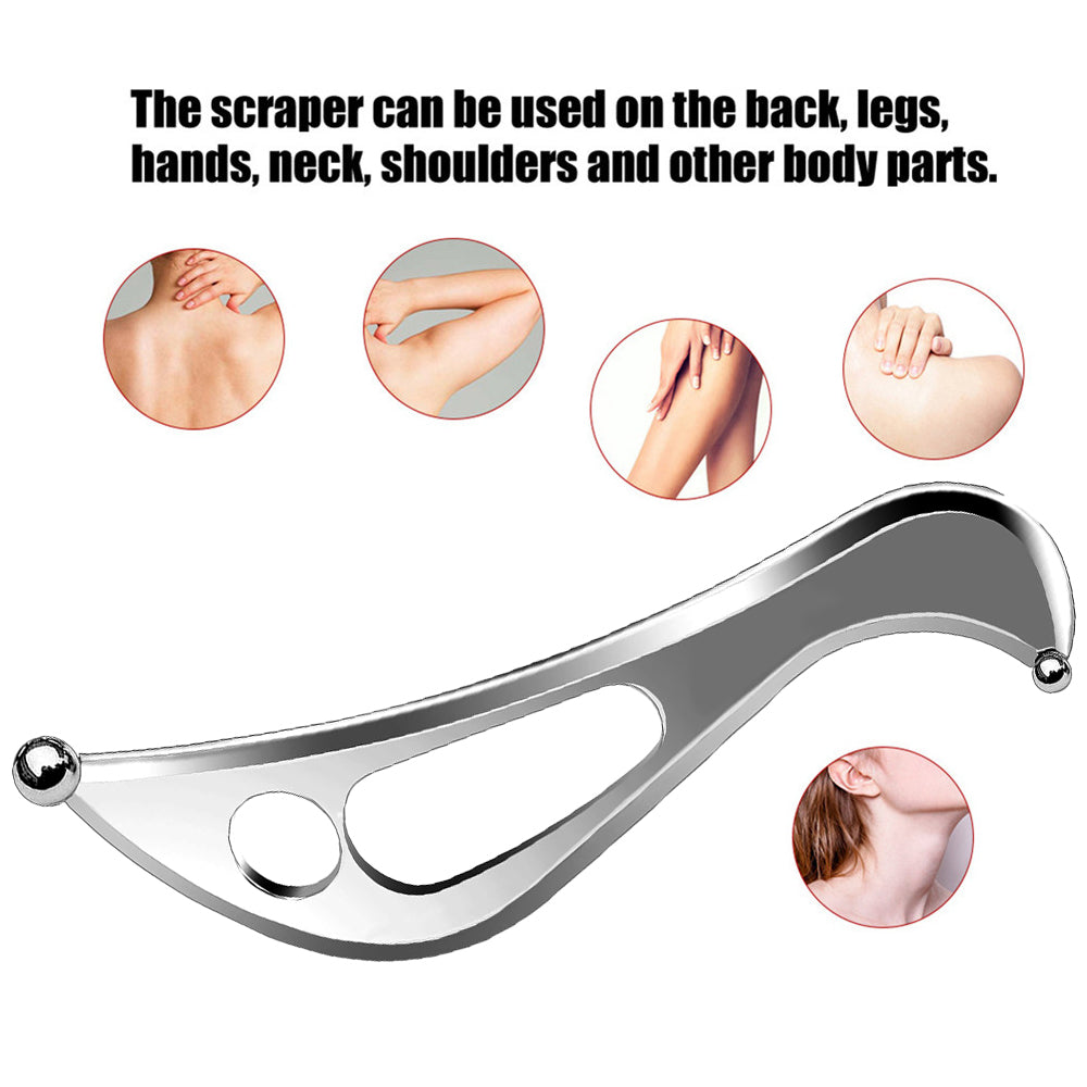 Stainless Steel Muscle Scraper Massage Tool for Deep Tissue Therapy