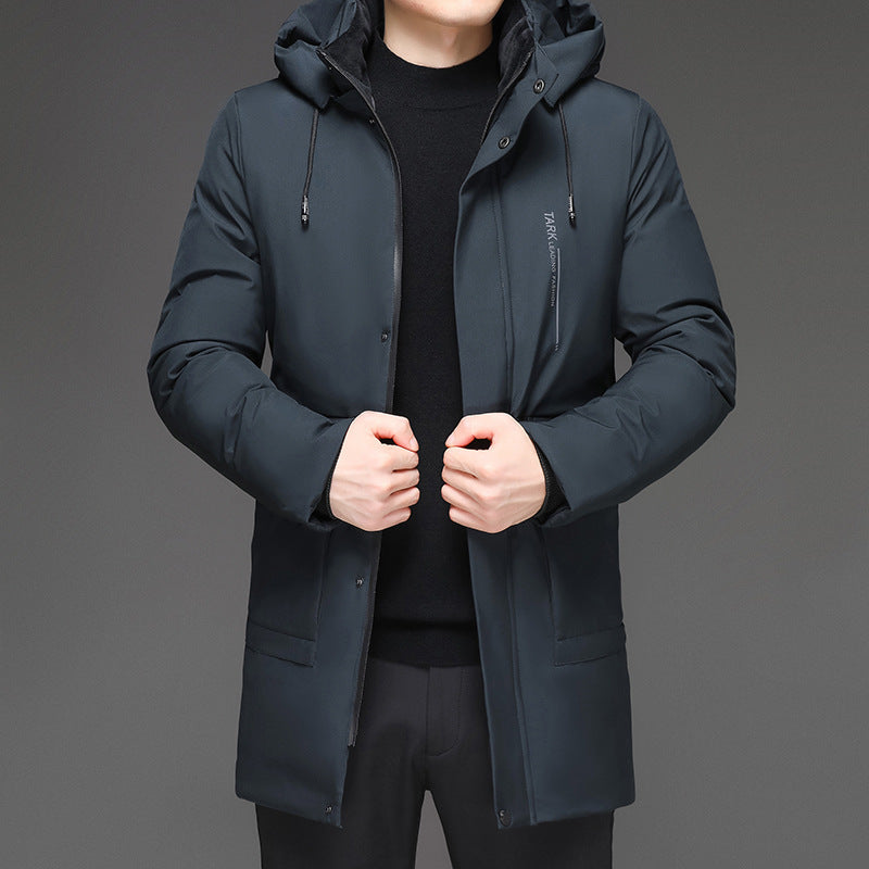 Men's Hooded Thickened Warm-keeping Cotton Clothing