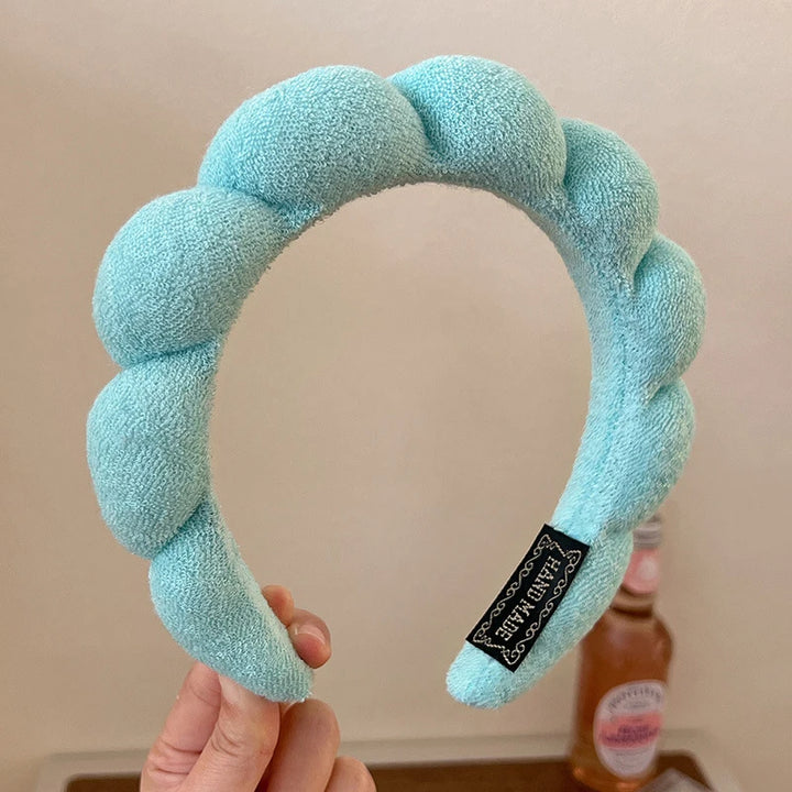 Soft Fluffy Sponge Headband for Makeup, Skincare & Hair Styling