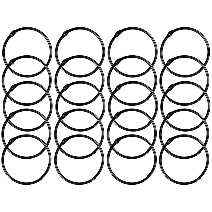 20-Piece 50mm Open Curtain Rings