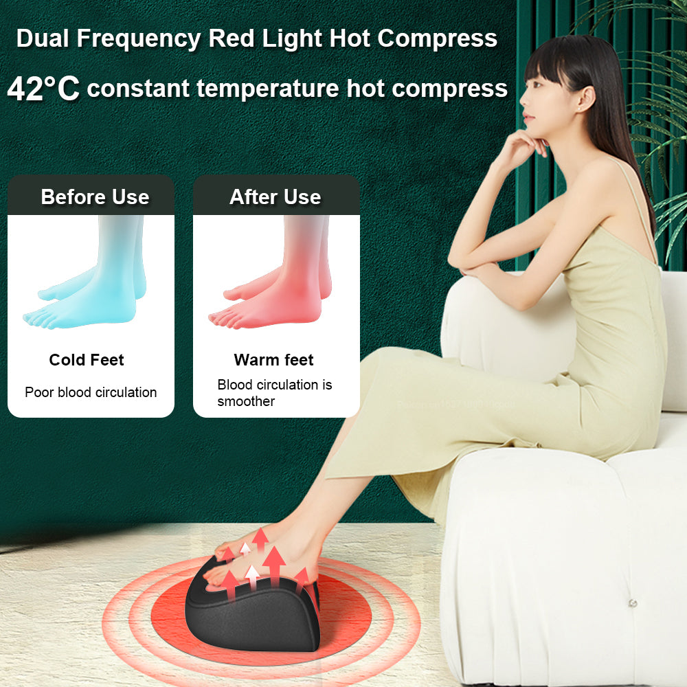 Foot Massager with Heat – Electric Foot Pain Relief and Muscle Relaxation