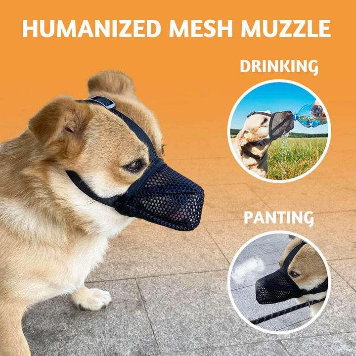 Breathable Soft Dog Muzzle for All Breeds