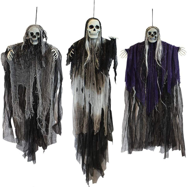 Halloween Decoration Three-piece Hanging Ghost Party Supplies