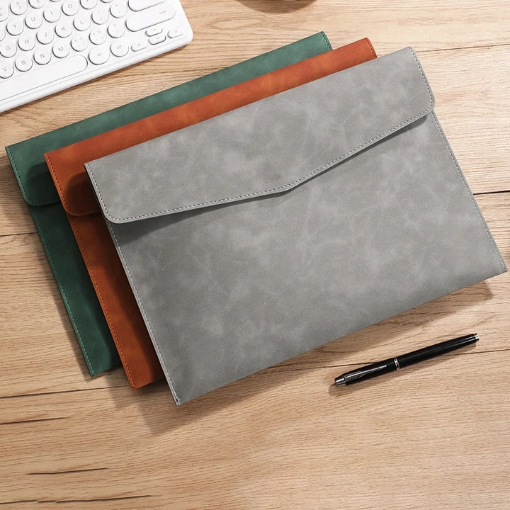 A4 Leather Document Organizer