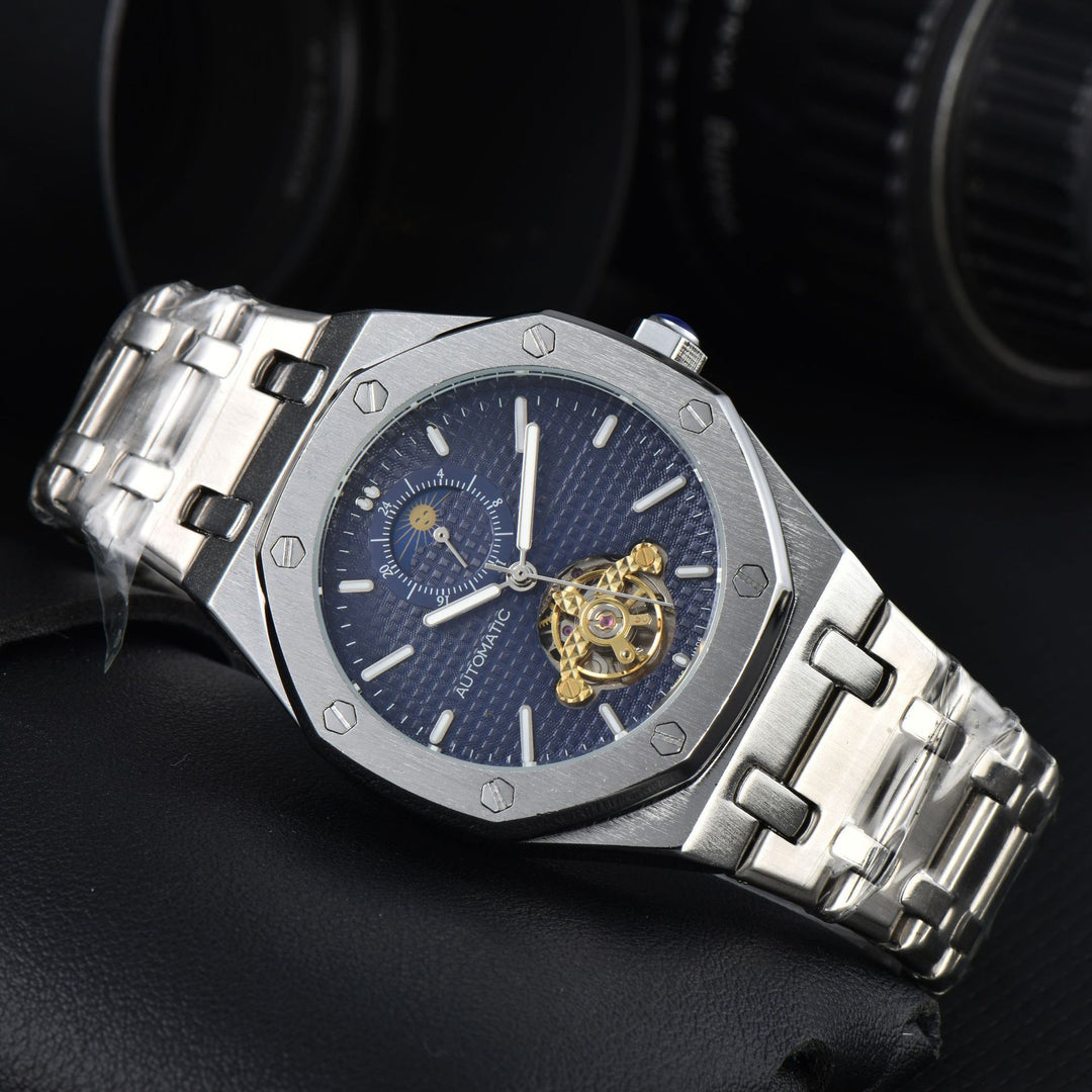 Men's Mechanical Automatic Multifunctional Tourbillon Watch