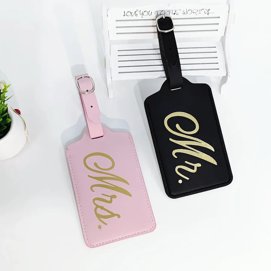 Mr. and Mrs. Couples Luggage Tags