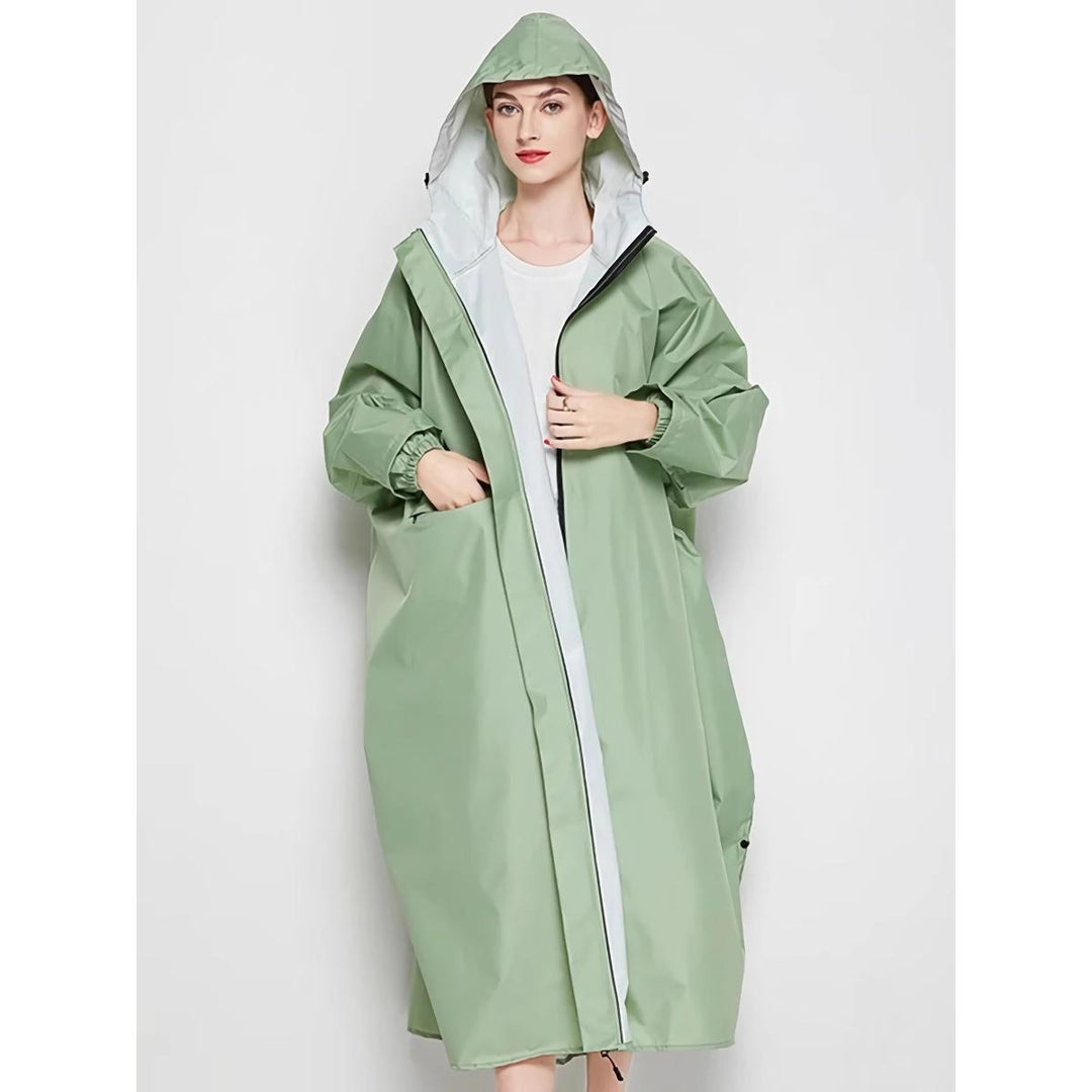 Long Waterproof Raincoat for Women