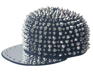 Punk Full Pointed Rivet Street Hip Hop Hat