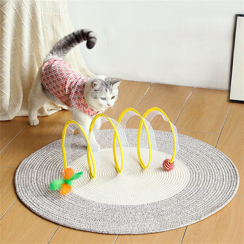 Folded Cat Tunnel Toy