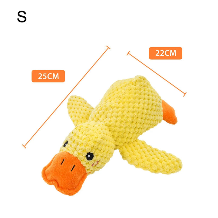 Duck Shape Quacking Dog Toy - Durable, Interactive, and Chew-Resistant for Small to Large Dogs