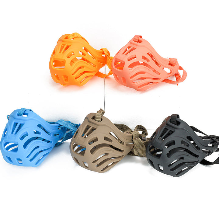 Adjustable Breathable Silicone Dog Muzzle