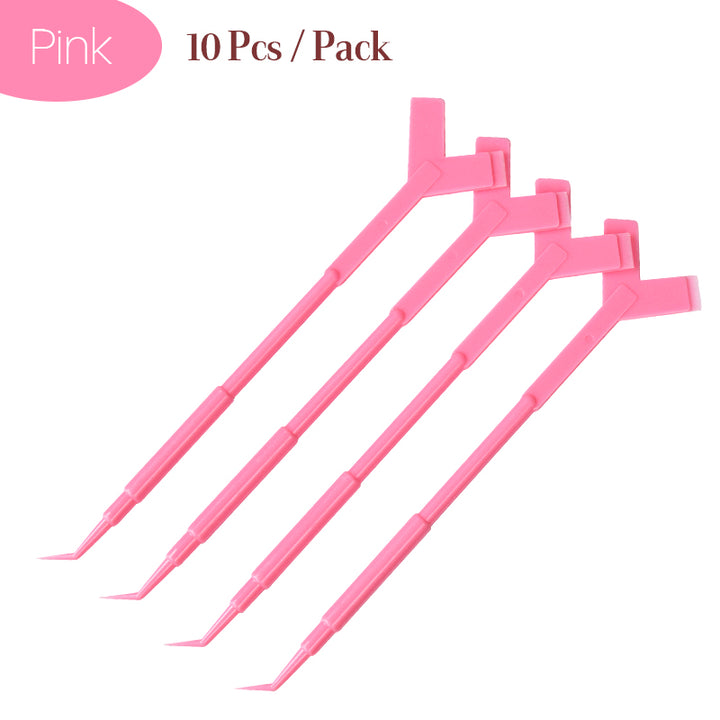 10 Pcs/Pack Y-Shaped Eyelash Picker for Professional Eyelash Extensions