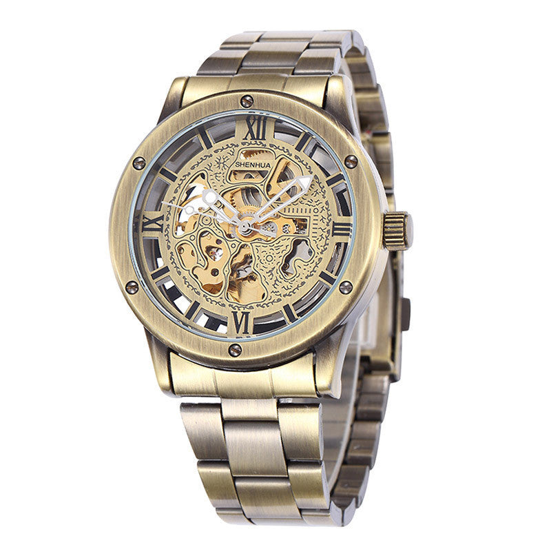 Men's Fashion Hollowed-out Automatic Mechanical Watch