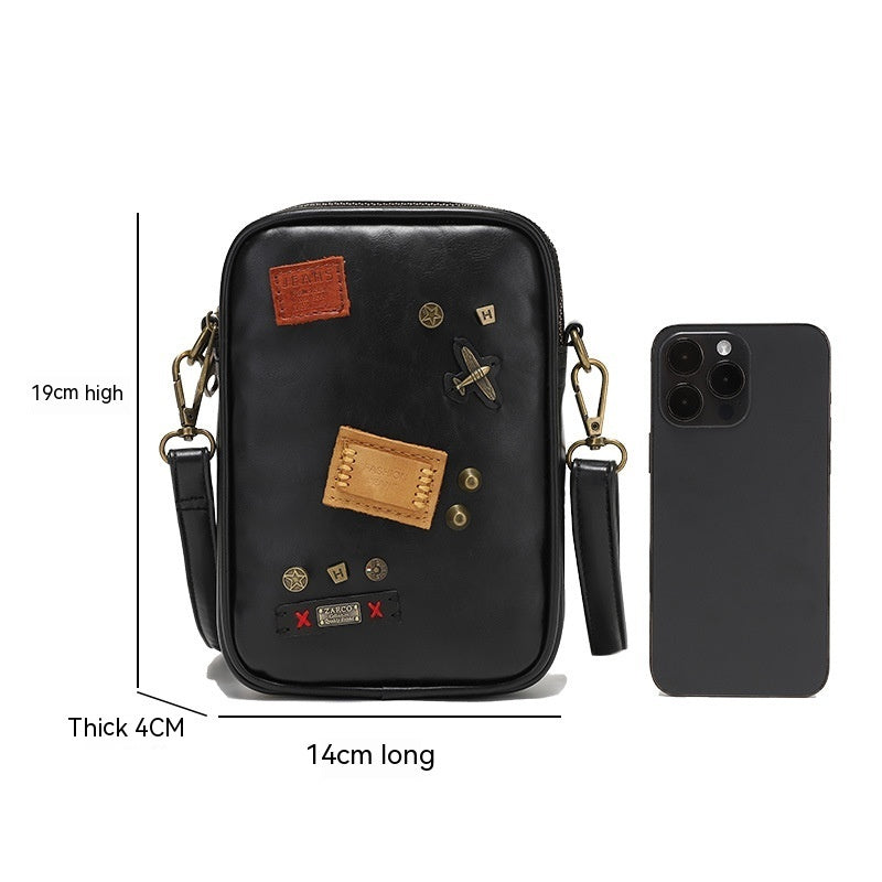 Street Young Men's Fashion Crossbody Mobile Phone Bag