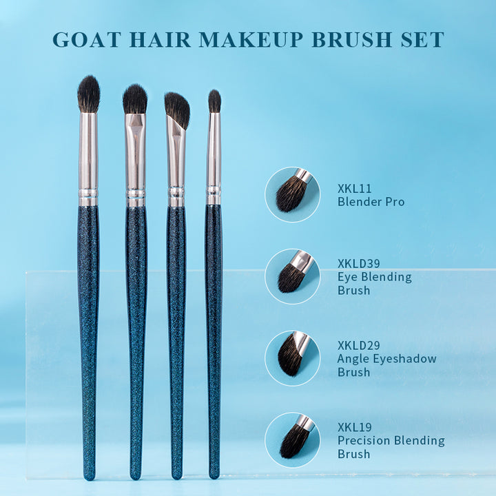 4PCS Eyeshadow & Concealer Makeup Brush Set