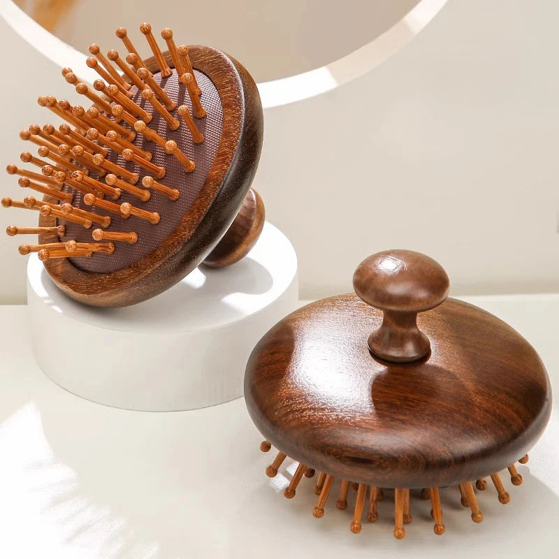 Air Cushion Sandalwood Massage Comb