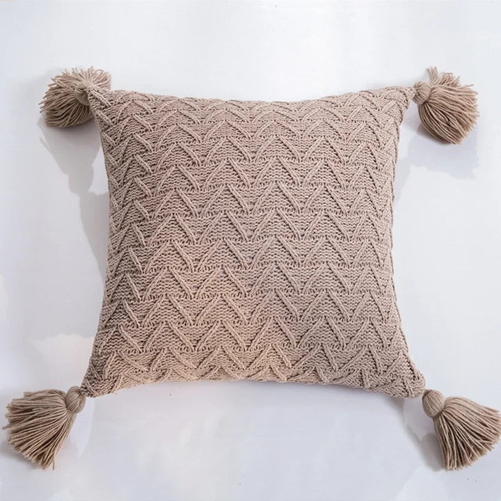 Soft Knit Chenille Cushion Cover 18x18 Inch