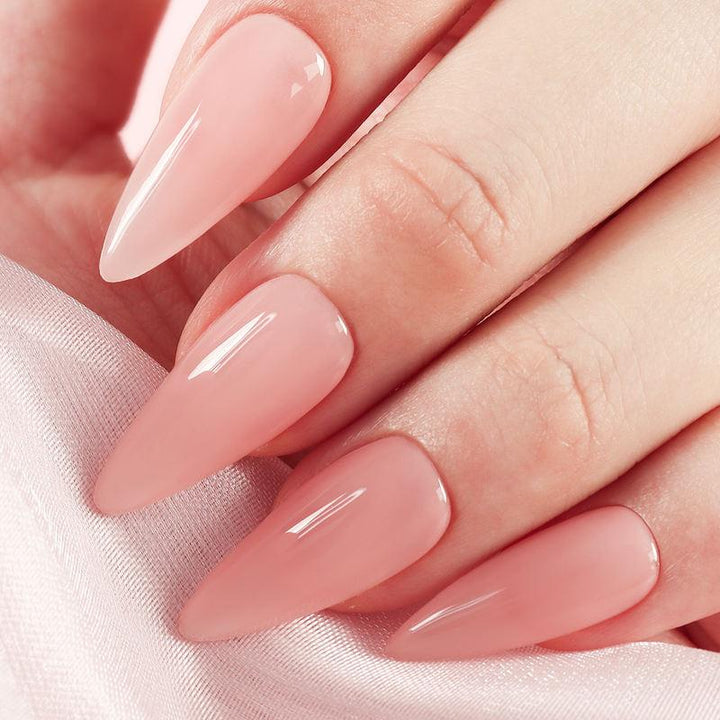 Nude Pink Press-On Fake Nails