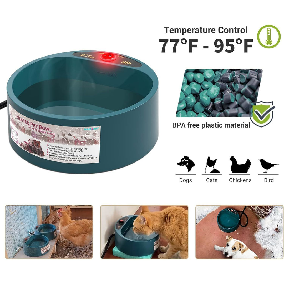 Heated Pet Water Bowl