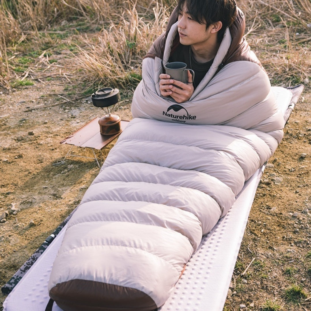 High Down Feather Comfortable Warm Sleeping Bag