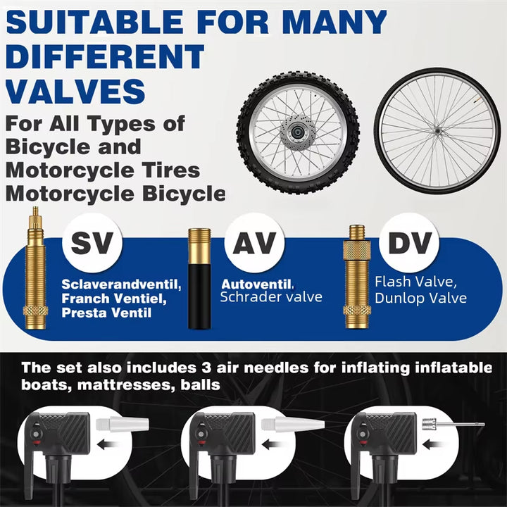 High Pressure Bicycle Floor Pump for All Tires