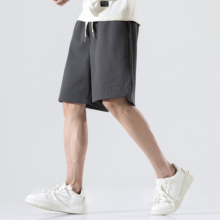 Men's Summer Casual Loose Elastic Knitted Sports Shorts