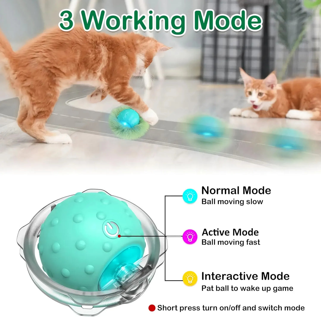 Interactive Electric Cat Ball Toy