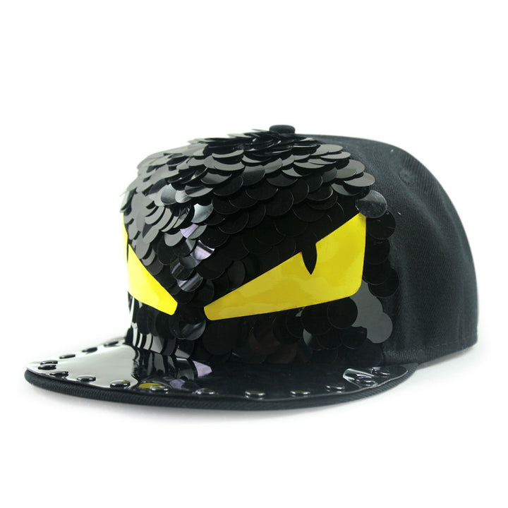 European And American Harajuku Style Hat Nail Cross Skull Rivet