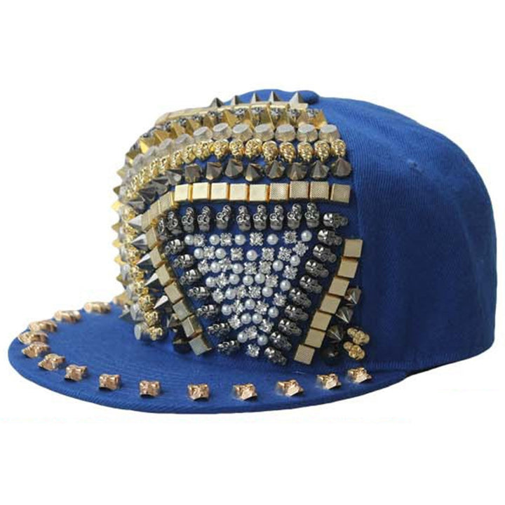 European And American Harajuku Style Handmade Nail Plastic Rivet Baseball Cap