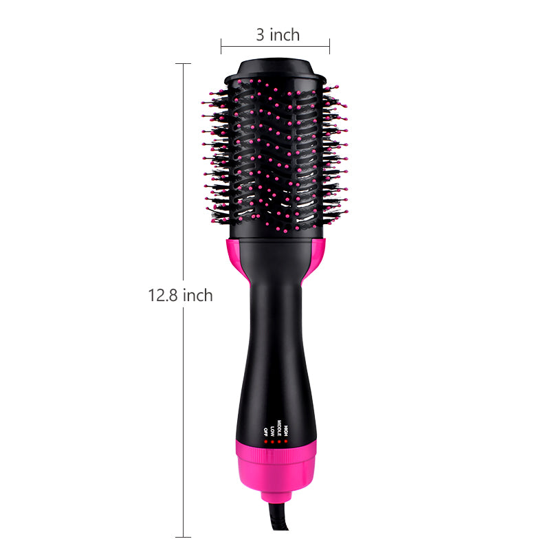 3-in-1 Hair Dryer and Volumizer Round Hot Air Brush