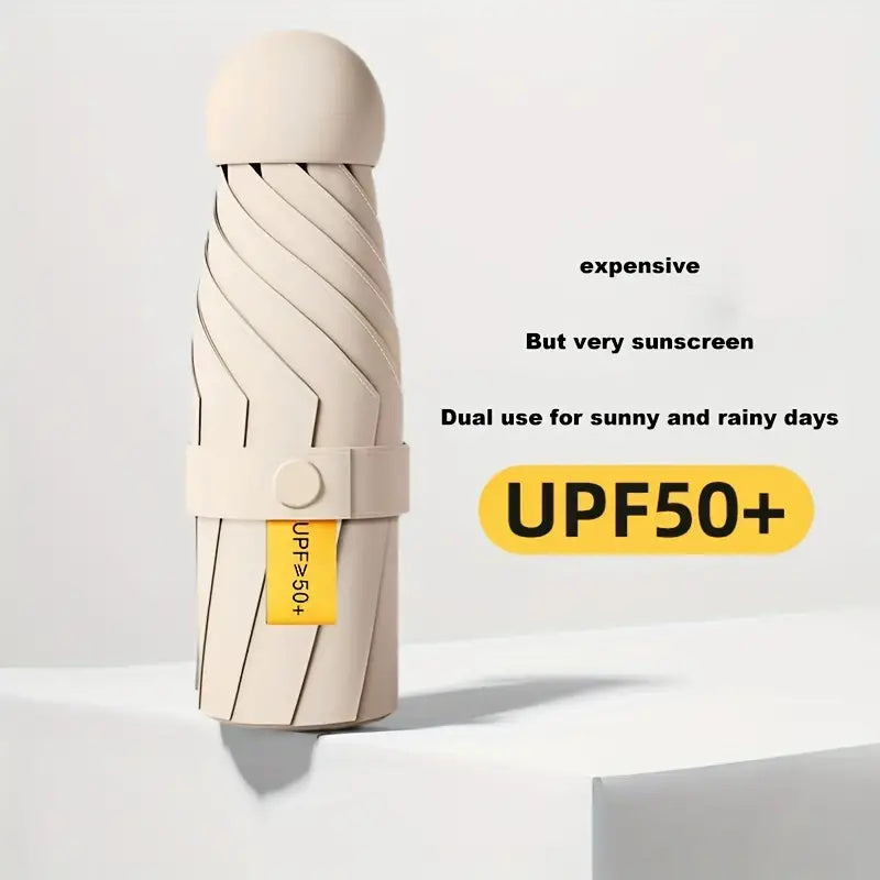 UPF50+ Mini Capsule Folding Umbrella