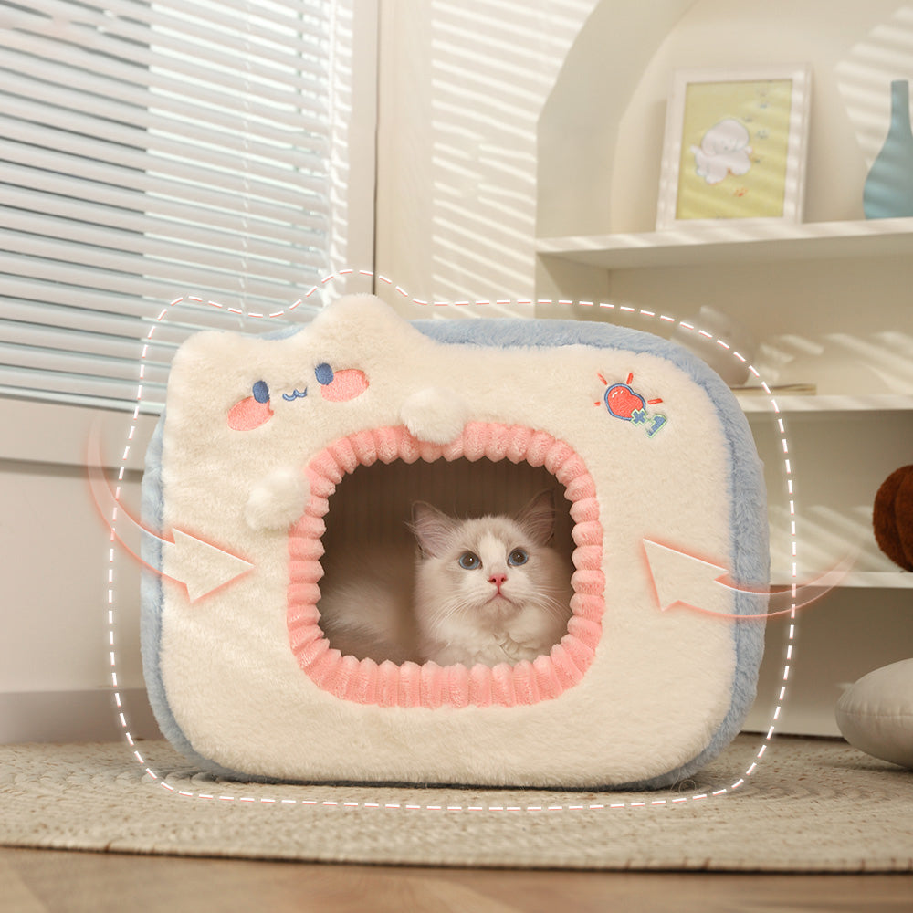 Cozy Cat Bed with Cushion