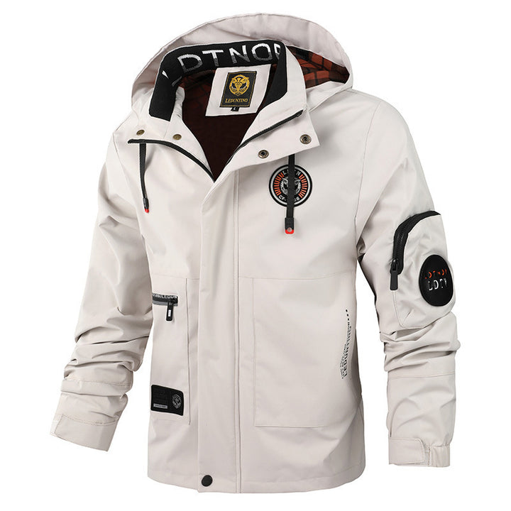 Spring And Autumn Hooded Jacket Men's Jacket